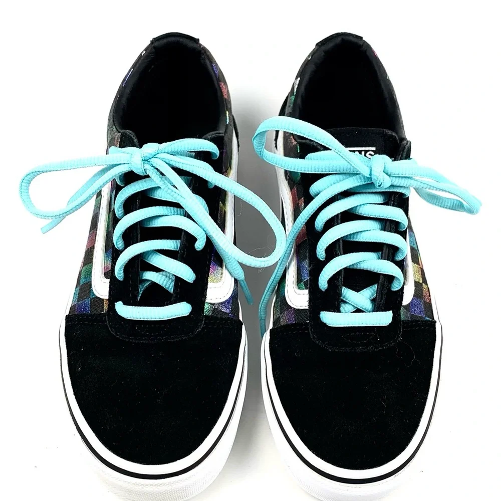 Vans Low Top Old School Checked Sneakers Size 4